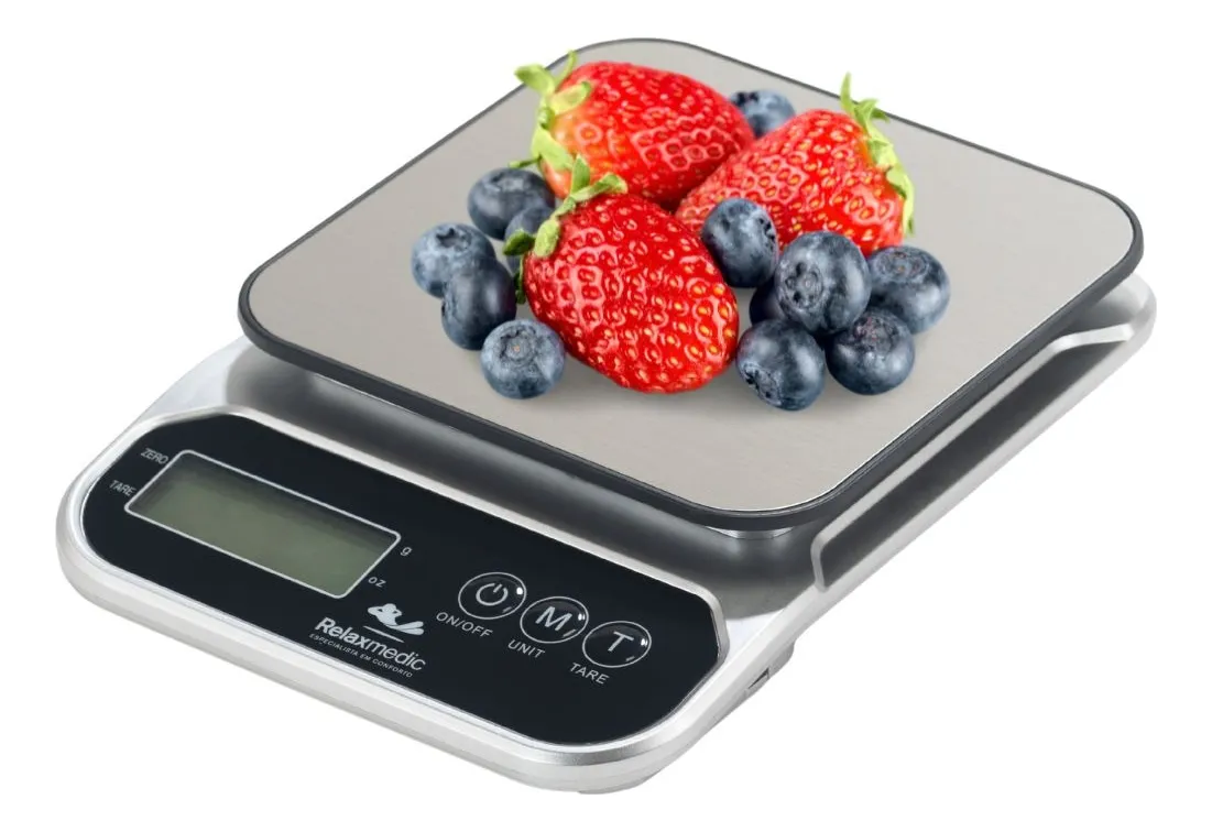 Balança Digital X6 Relaxmedic - Sua Aliada na Cozinha Saudável